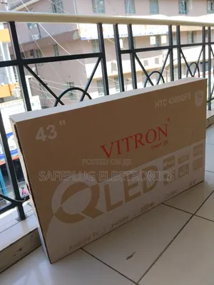 Vitron 43" Qled Android Tv - Frameless Design | Bluetooth | Smart