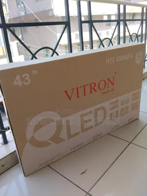 Android Smart Tv 43" Qled Display - Vitron Frameless W/ Bluetooth