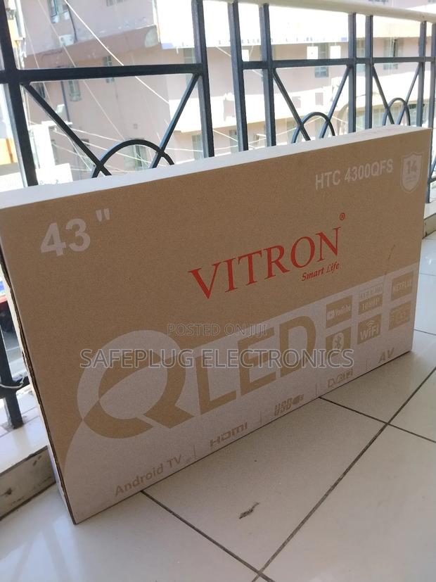Android Smart Tv 43" Qled Display - Vitron Frameless W/ Bluetooth - thumbnail 3