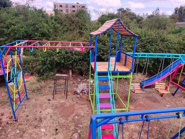 All-in-One Children’S Playground Set for Outdoors - thumbnail 2