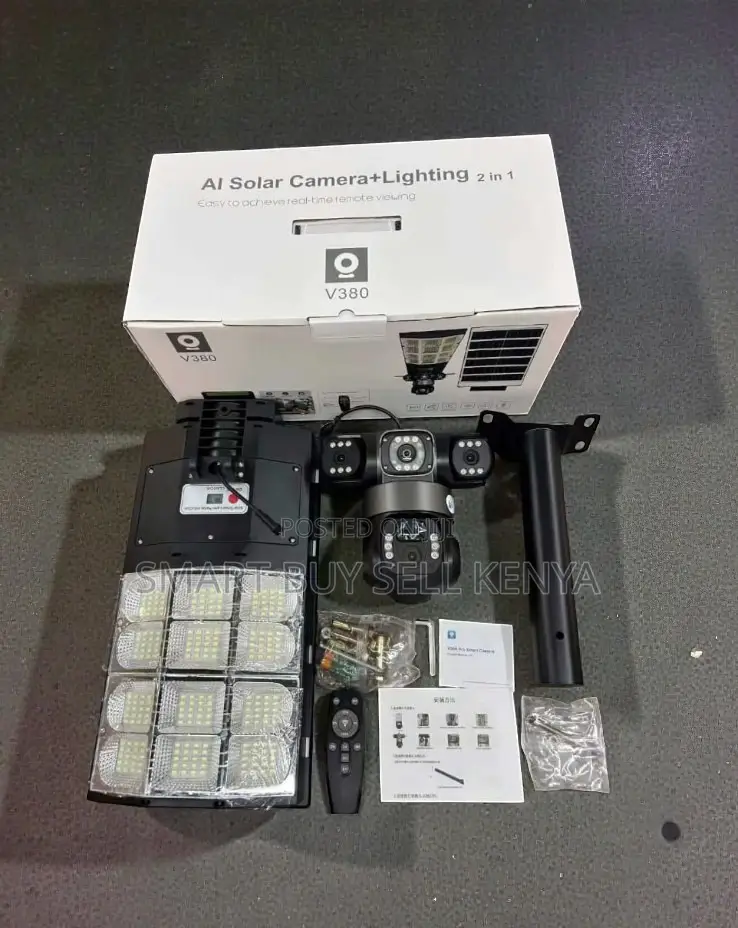 Easy to Install 12mp 4g Solar Camera With Solar Street Light