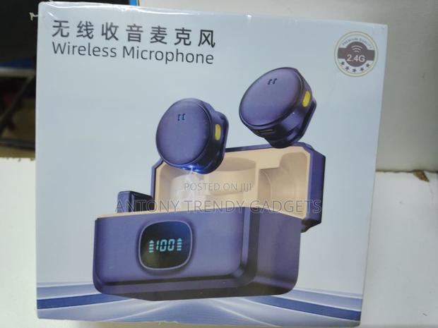 Q8 Dual Portable Wireles Lavalier Microphone System With Charging Case - thumbnail 2