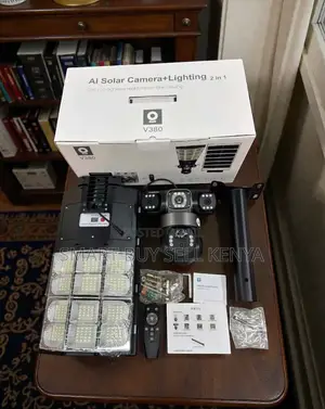 Energy Saving 12mp 4g Solar Camera With Solar Street Light