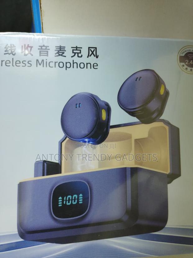 Dual Wireless Lavalier Microphone Type C Noise Cancellation - thumbnail 2