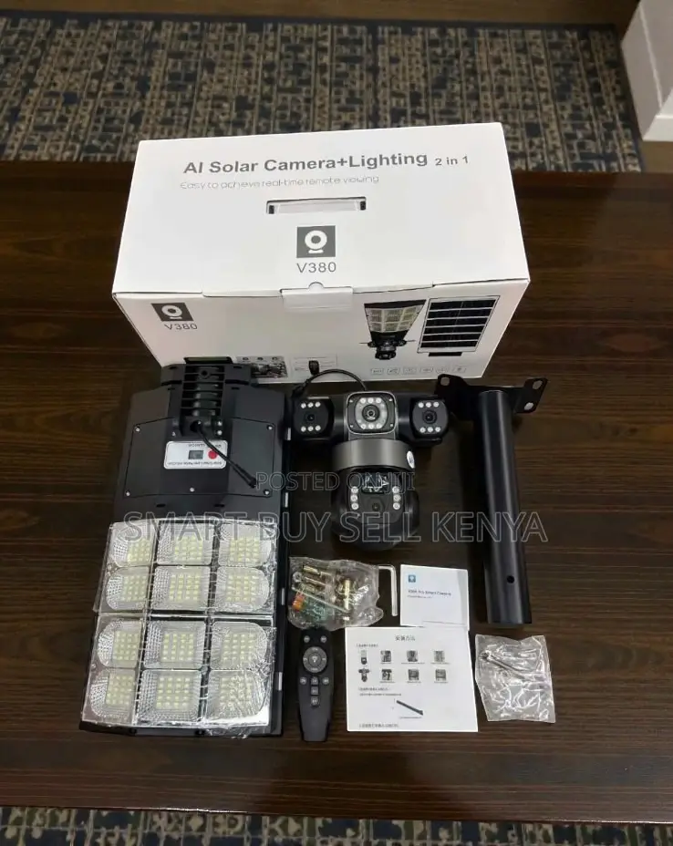 High Quality 12mp 4g Solar Camera With Solar Street Light