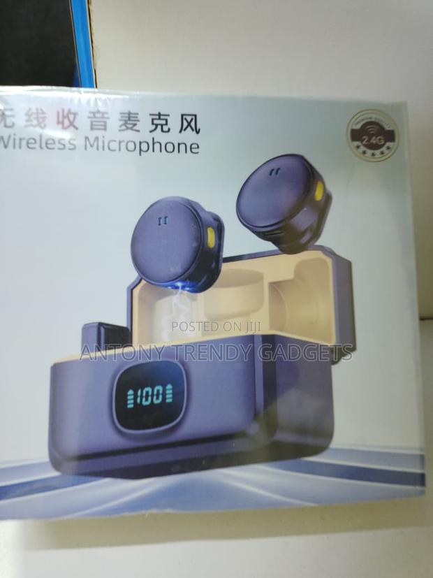 Clip-on Wireless Microphone System With Charging Case - main view