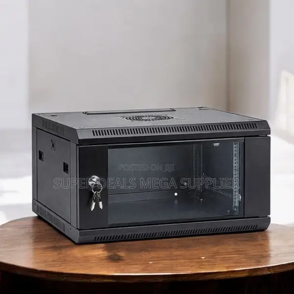 4u Wall Mount Data Cabinet Lockable Design With Removable Side Panels
