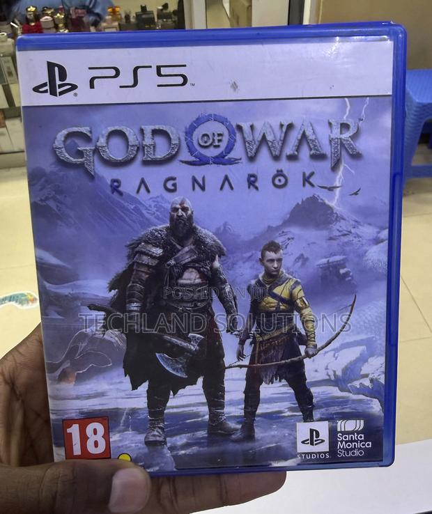 Neatly Used God of War Ragnarock Ps5 Game - main view