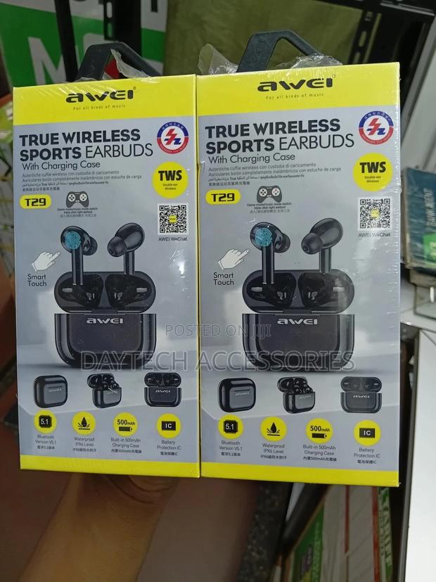 Awei T29 True Wireless Earbuds Bluetooth 5.0 - thumbnail 2
