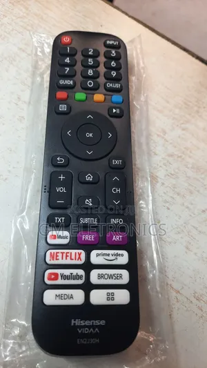 Original Hisense Vidaa Tv Replacement Remote Control + Aaa Batteries