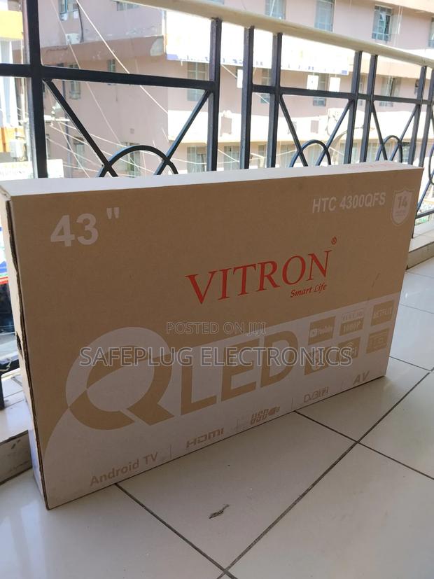 Affordable 43" Qled Smart Tv - Vitron Android Os | Frameless - thumbnail 2