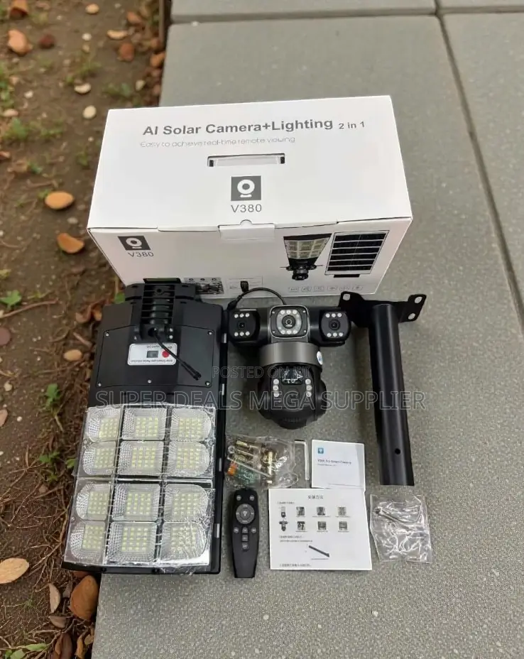 Reliable Quality 12mp 4g Solar CCTV Camera With Solar Street Light