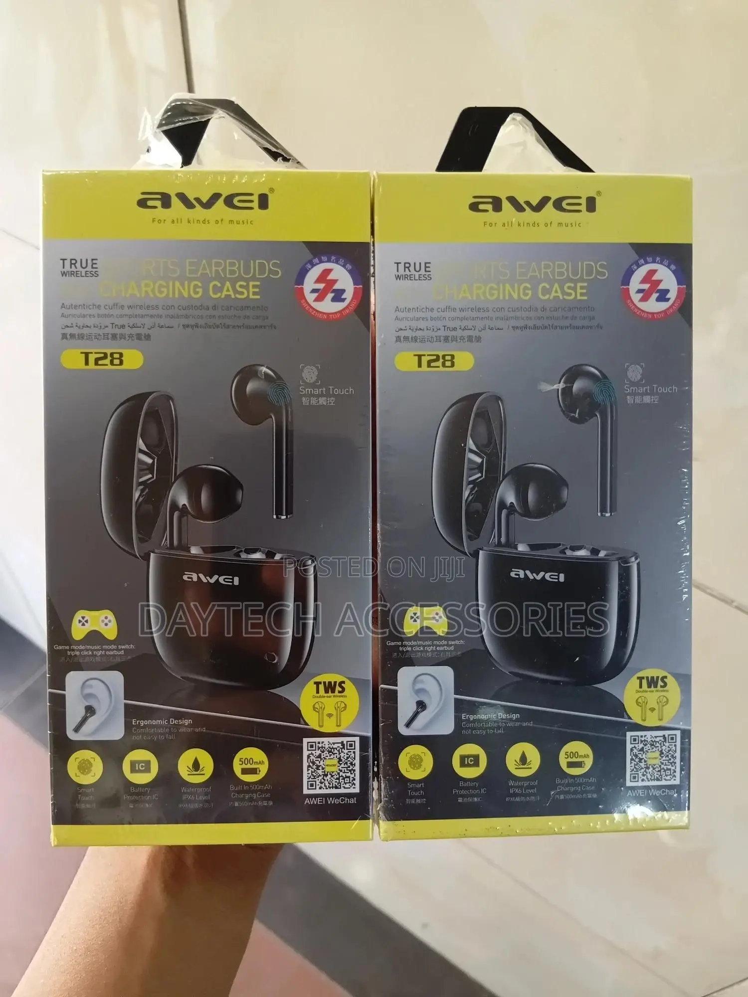 Awei T28 True Wireless Stereo (Tws) Earbuds.