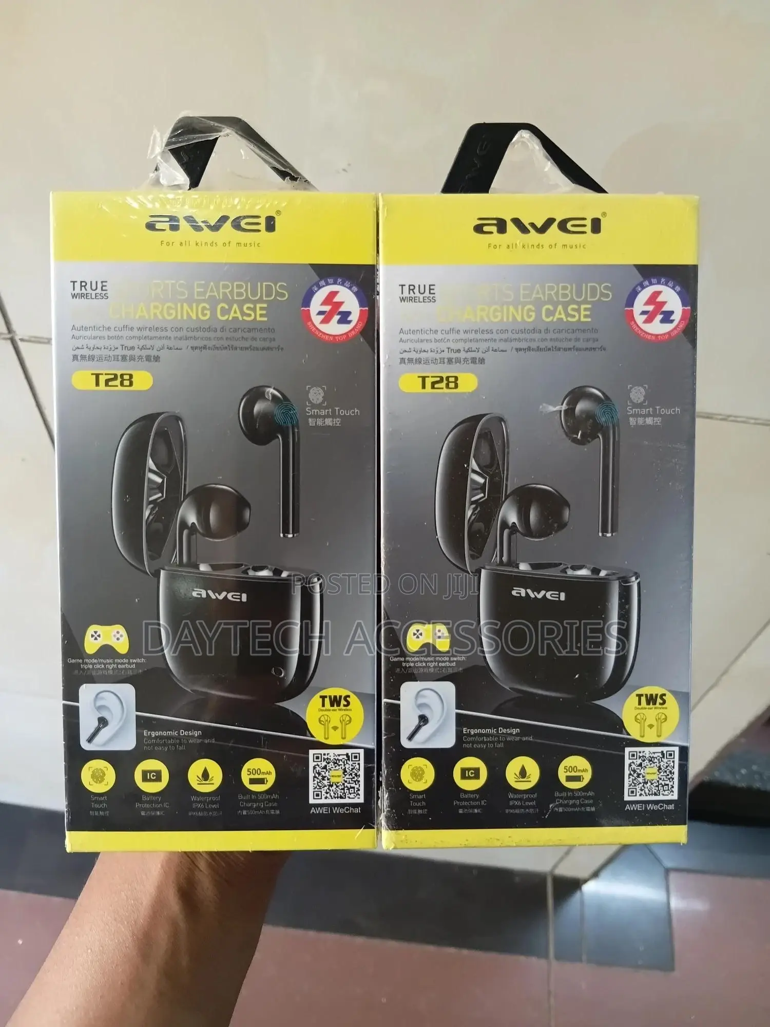 Awei T28 True Wireless Stereo (Tws) Earbuds.