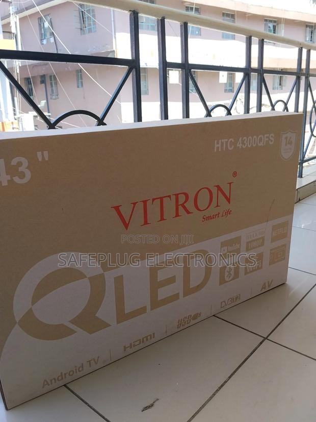Affordable 43" Qled Smart Tv - Vitron Android - thumbnail 3