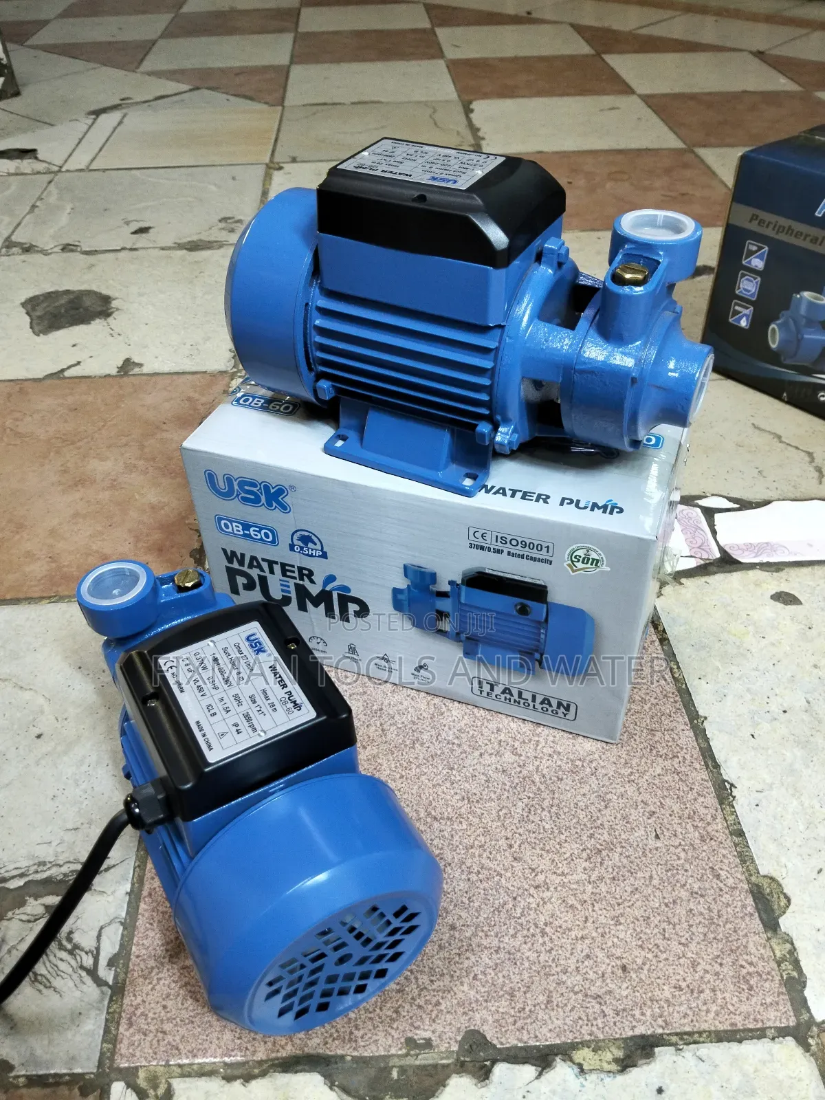 High Pressure New Usk Water Booster Pump 0.5hp 30m Head