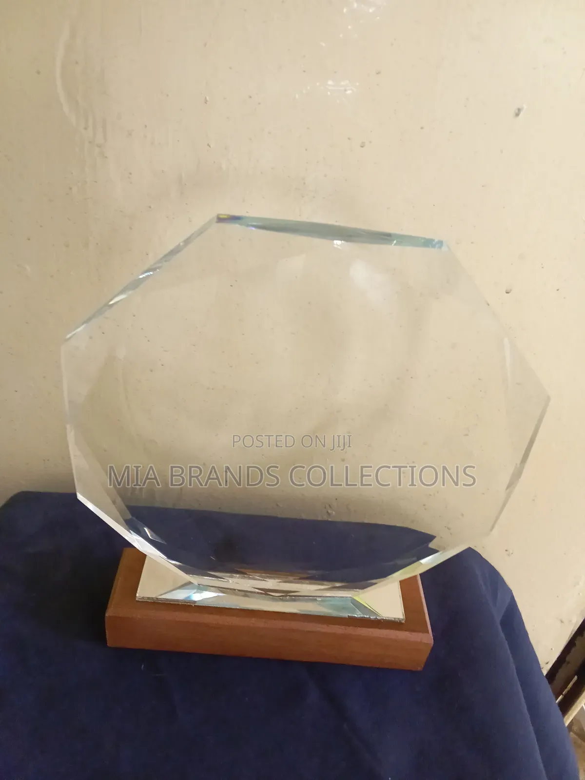 Glass Award Plaque-Hexagon