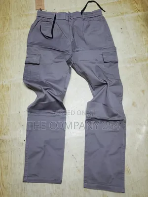 Quality Casual Side Pocket Hard Khaki Open Cargo Pants Waist 30_40