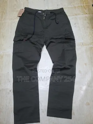 Quality Casual Side Pocket Hard Khaki Open Cargo Pants Waist 30_40