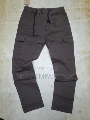 Quality Casual Side Pocket Hard Khaki Open Cargo Pants Waist 30_40