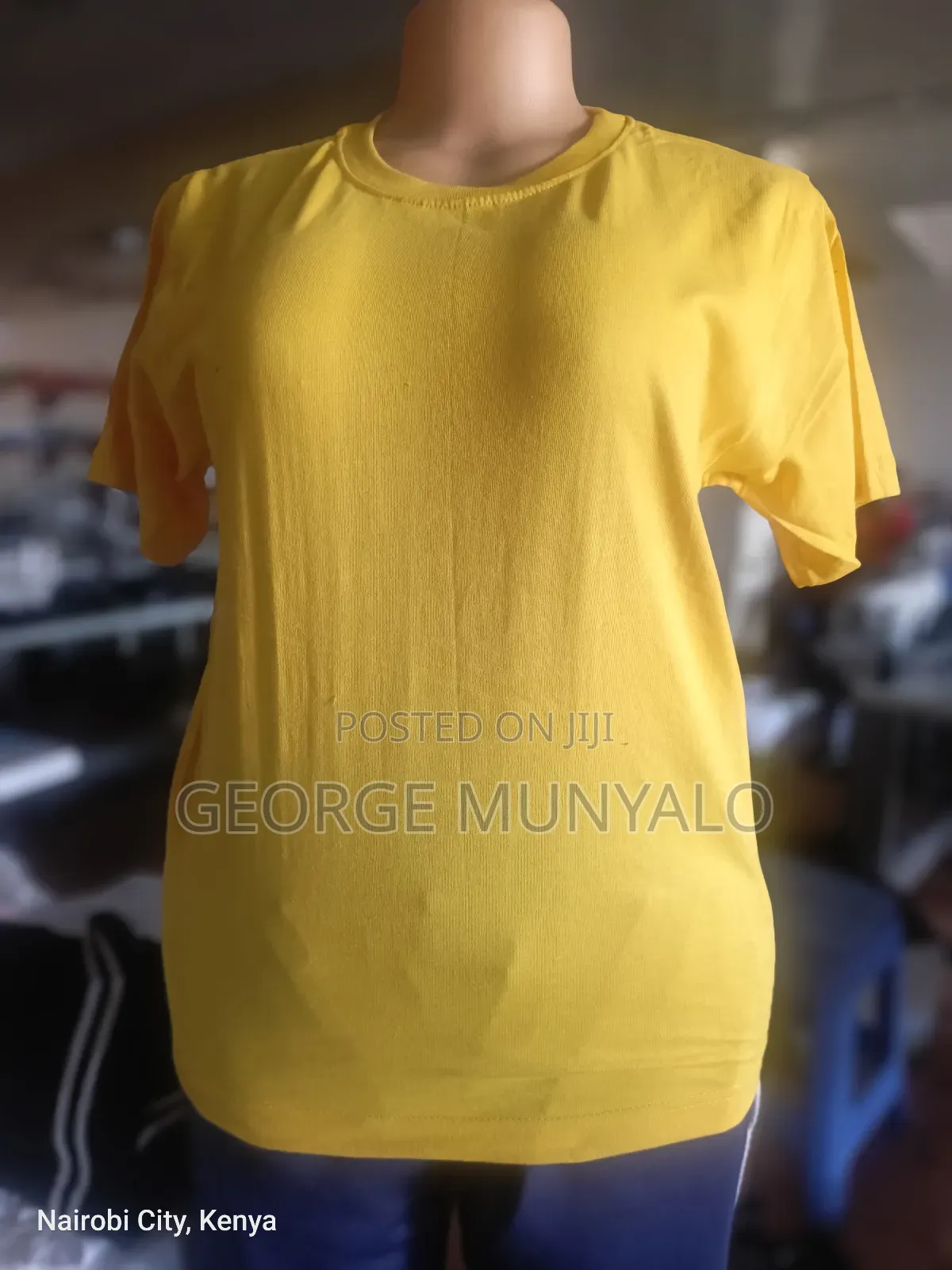 Quality Plain Yello T-shirt
