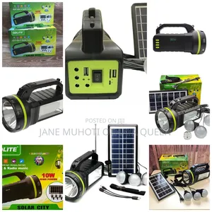 Gdlite Gd-2000a Solar Kit Portable Lighting System
