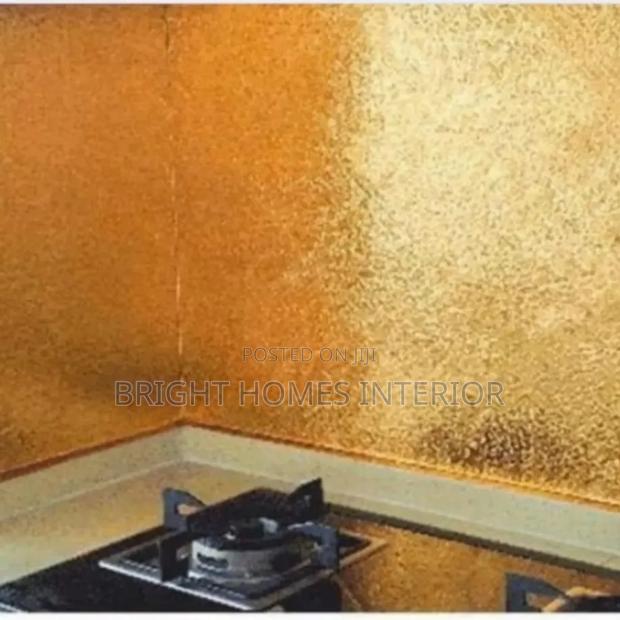 Pure Gold Color Peel And Stick Contact Paper