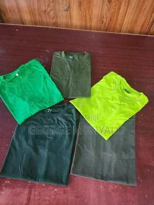 Green Cotton Multi Coloured Shirts