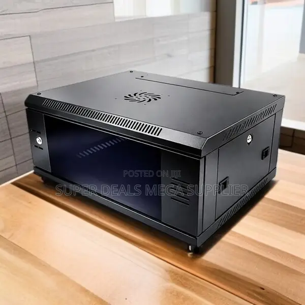4u Wall Mount Data Cabinet Lockable Metallic Body With Easy Mounting