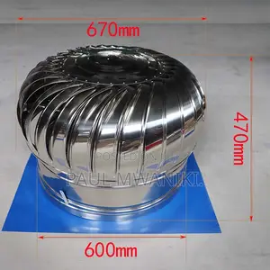 Industrial Roof Vent Fan None Powered Wind Turbine Fan / Roof Cyclone