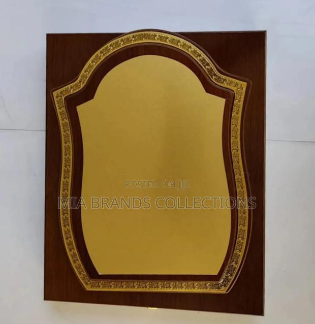 Brown Wooden Award Plaque