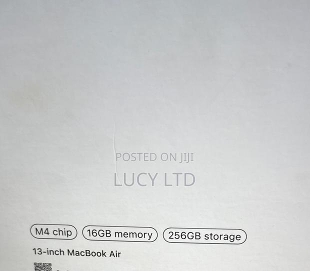 New Laptop Apple MacBook Air 16GB Apple M4 SSD 256GB - thumbnail 3