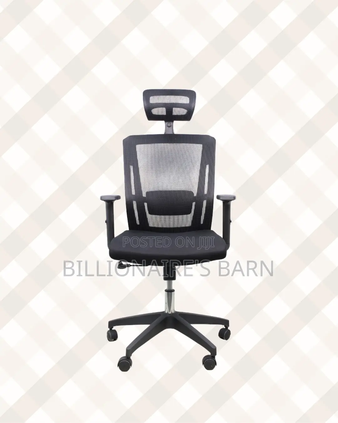 Ergonomic Mesh Task Chair for Work • Smooth Movement, Headrest Support