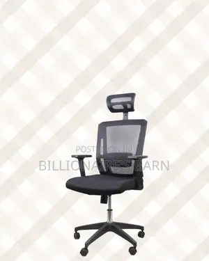 Ergonomic Mesh Task Chair for Work • Smooth Movement, Headrest Support