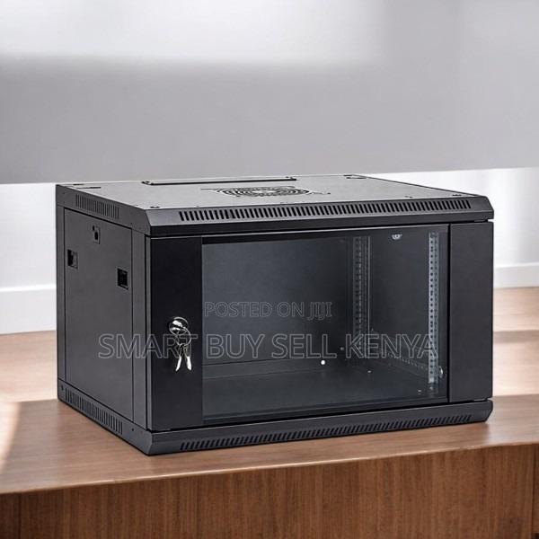 6u Data Cabinet, Pre-Assembled Metallic Robust Durability - main view