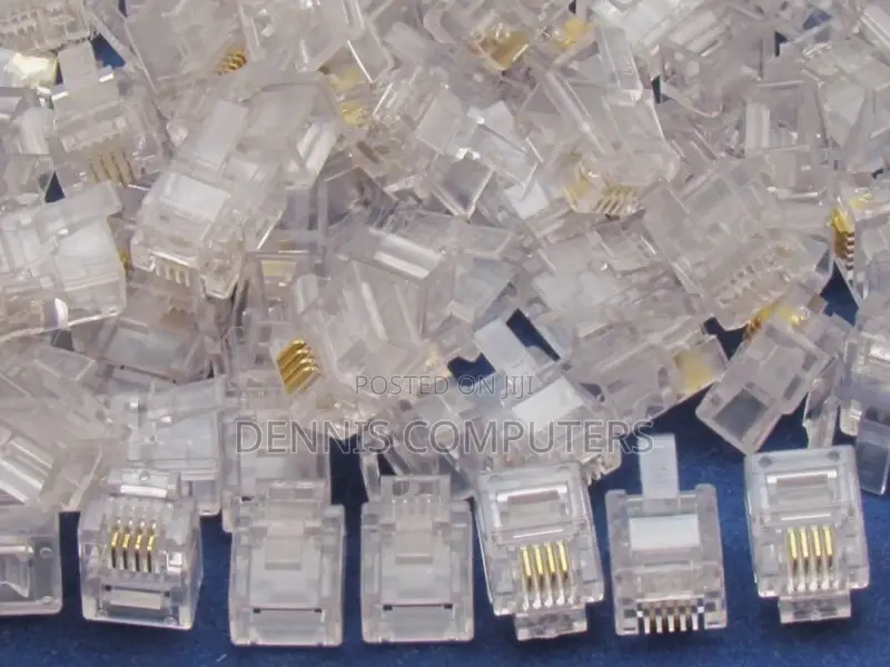 Rj 11 Connectors (100 Pcs)