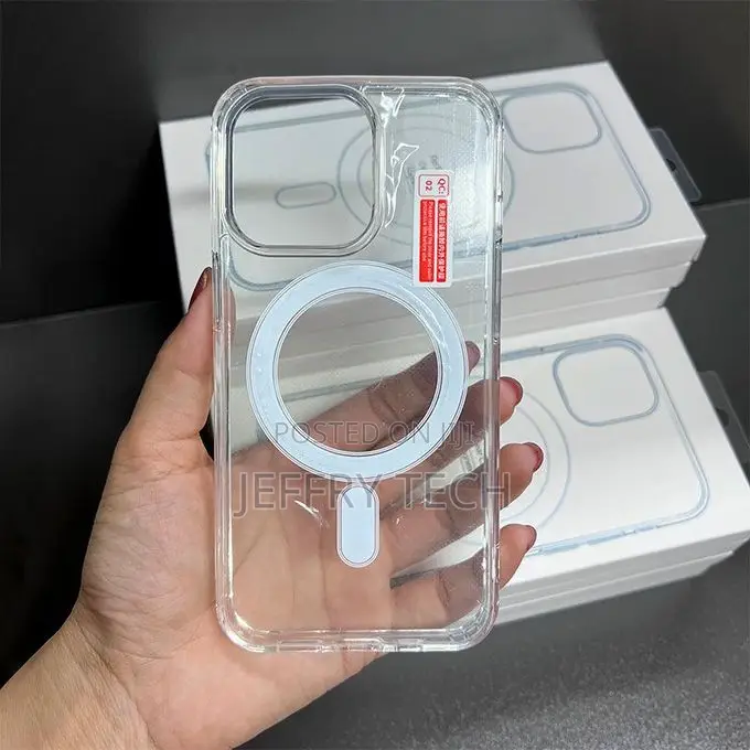 Apple iPhone 13 Clear Magnetic Wireless Magsafe Charging Clear Case