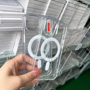 Apple iPhone 13 Clear Magnetic Wireless Magsafe Charging Clear Case