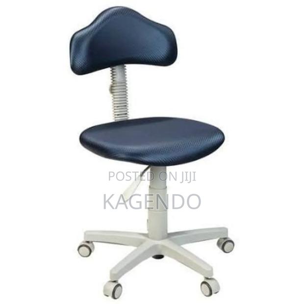 Doctor’S Stool With Backrest – Comfortable Adjustable - main view