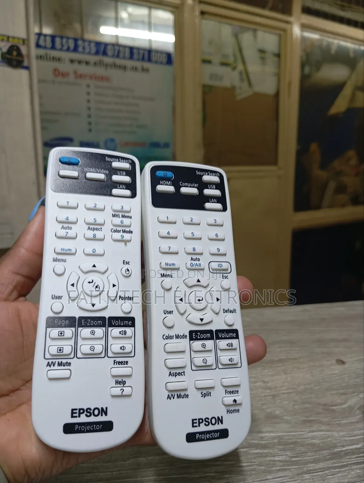 Remote Control for Projectors