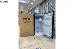 Haier 90l Single Door Refrigerator – Black, Compact Energy Efficient