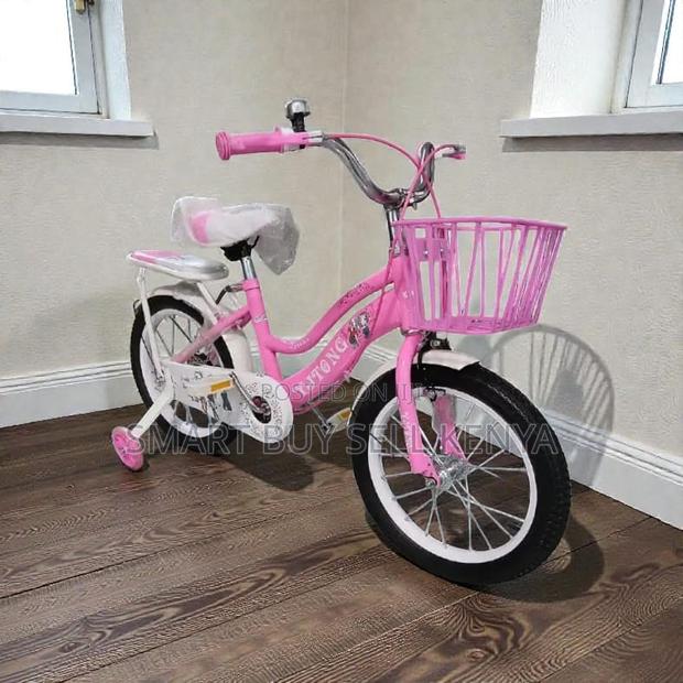 16 Inch 4-7 Years Children Cartoon Bike for Boys and Girls Aged 4–7
