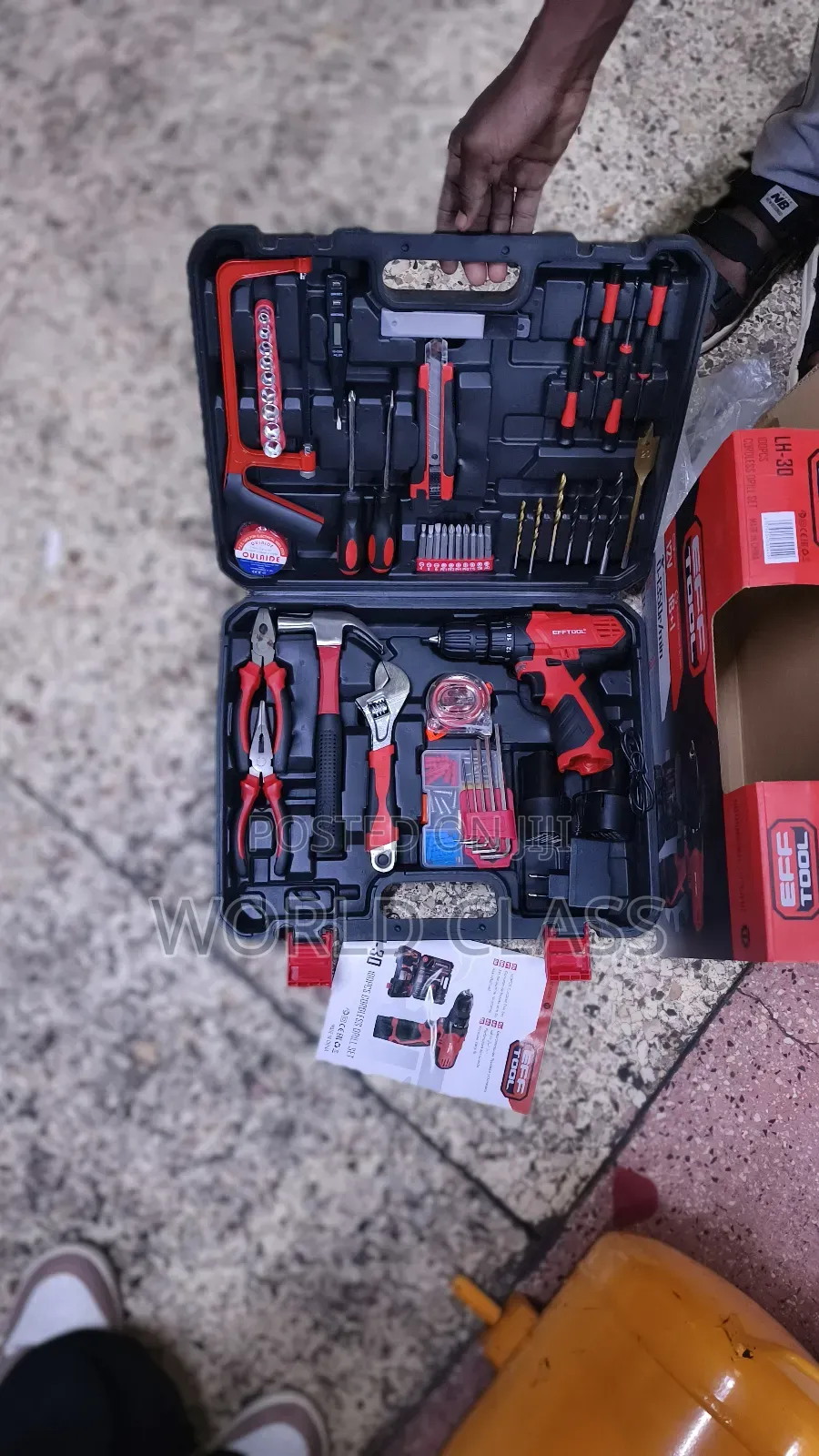 Eff 100pcs Cordless Drill Set