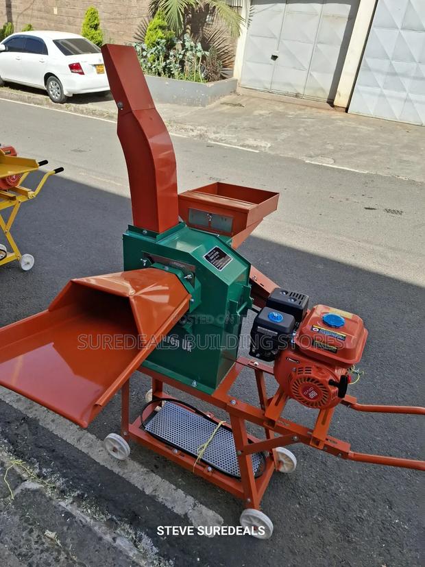 Feed Chopper / Chaff Cutter With 8hp Gasoline Engine - thumbnail 3