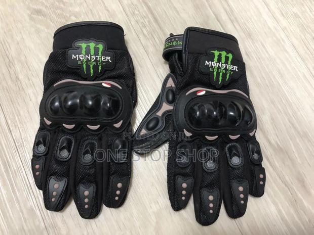 Black Full Fingers Monster Protective Anti Surface Gloves