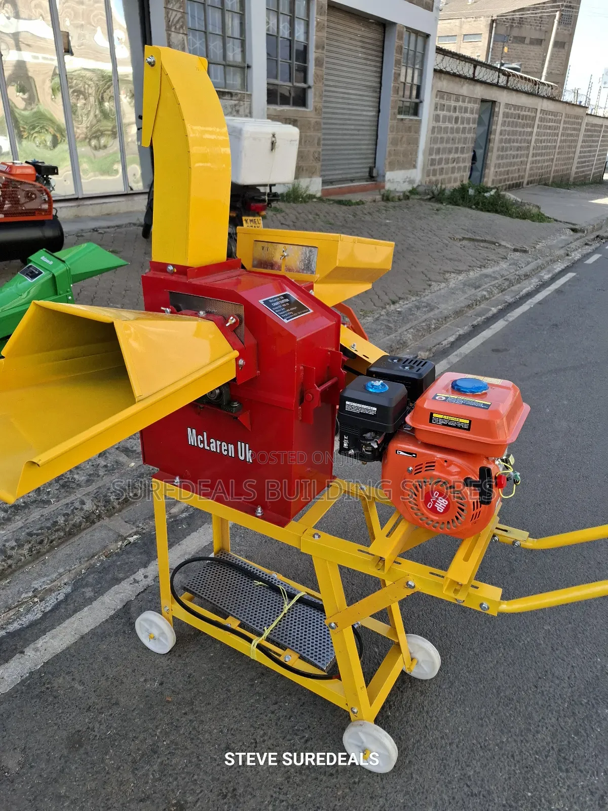 Multipurpose Feed Chopper With A Petrol Engine