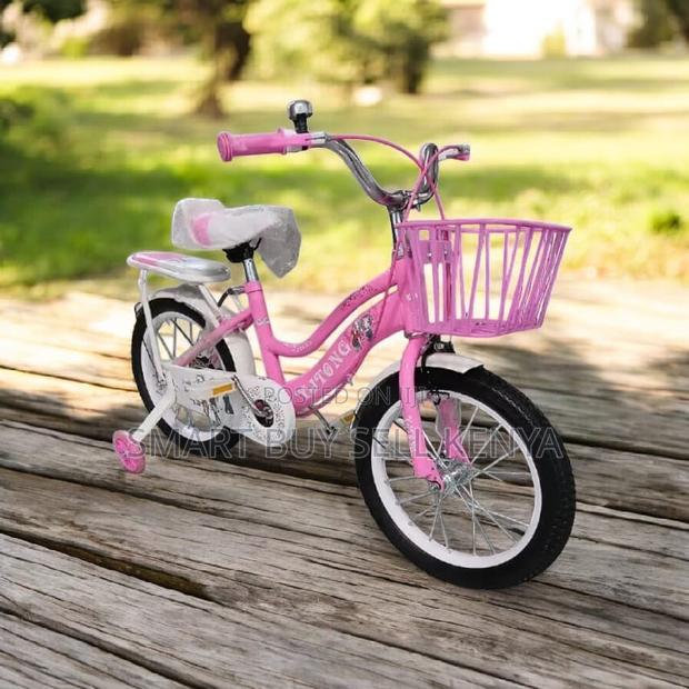 Heavy-Duty 16 Inch 4-7 Yrs Children Kids Bicycle With Training Wheels