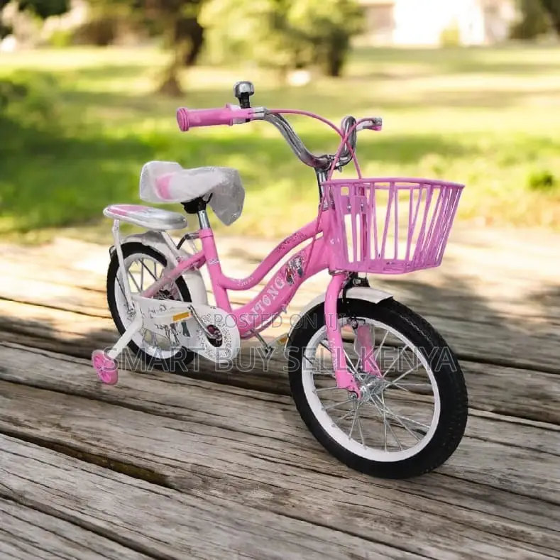 Heavy-Duty 16 Inch 4-7 Yrs Children Kids Bicycle With Training Wheels
