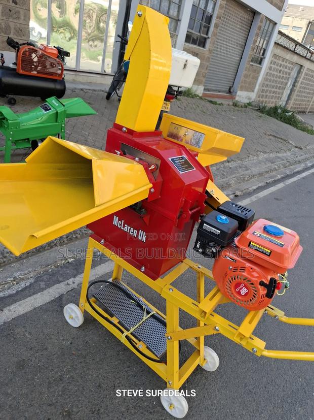 Multipurpose Feed Chopper Machine With 8hp Petrol Engine. - main view