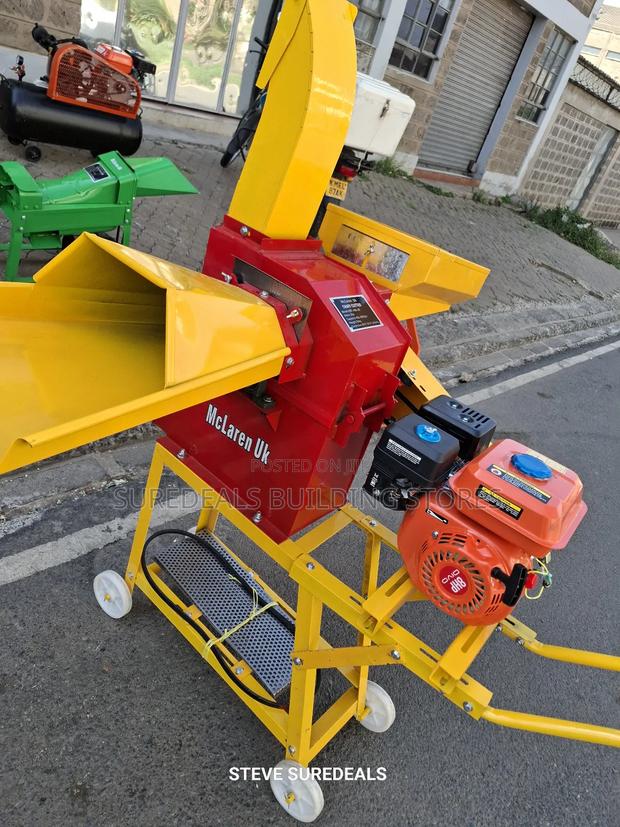 Multipurpose Feed Chopper Machine With 8hp Petrol Engine. - thumbnail 3